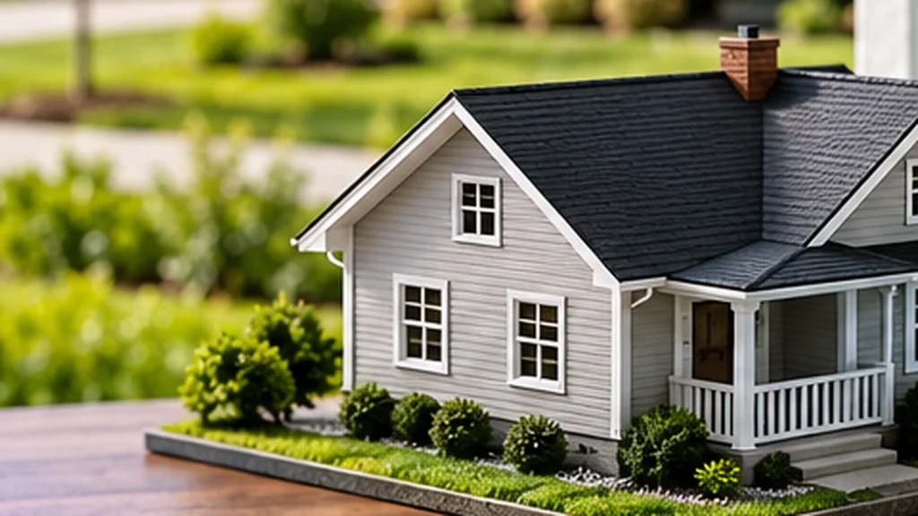 Finding investment properties represented by a model suburban house in a residential neighborhood.